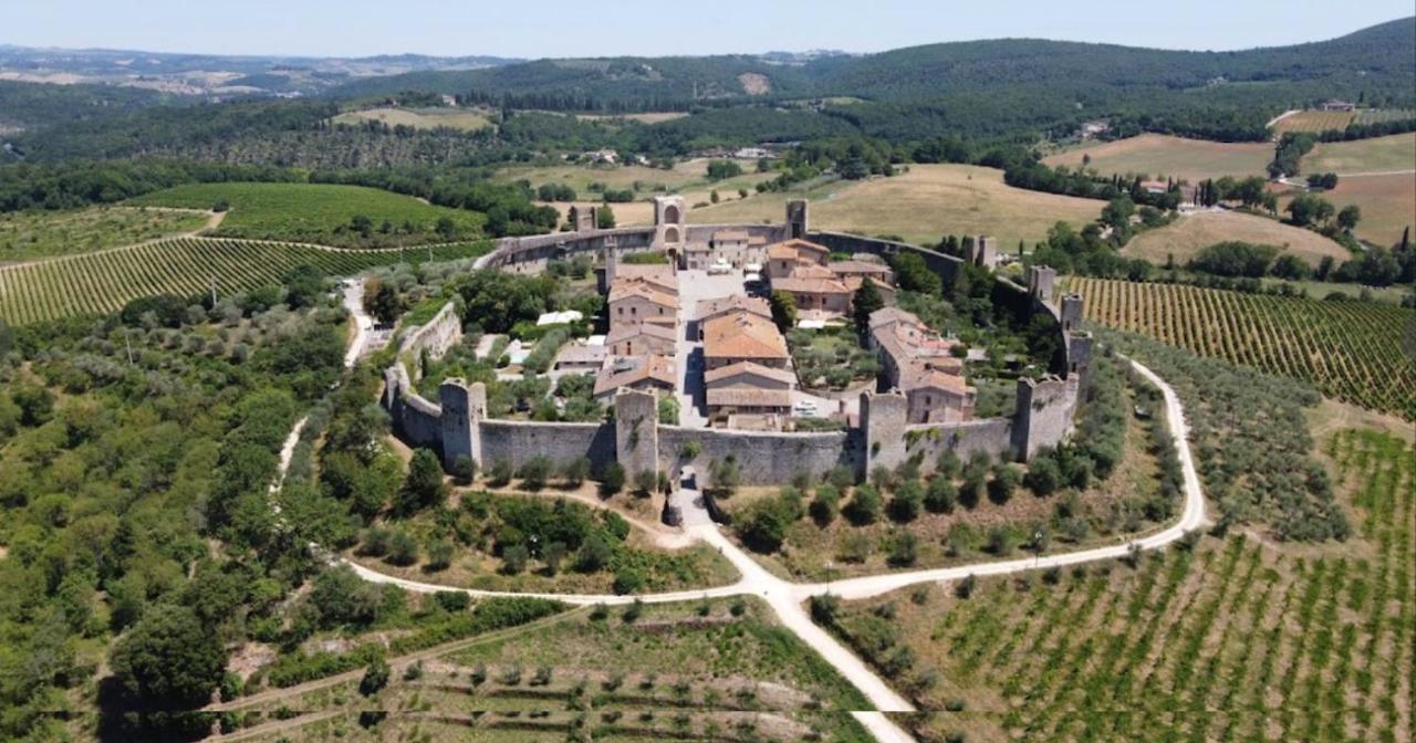Monteriggioni Castello Vila Exterior foto